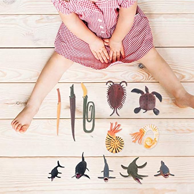 SEA ANIMAL MINIATURES 1 SET/12 PIECES PREHISTORIC CREATRURE SEA COLLECTION FOR TODDLERS SCHOOL FIGURES CHILDREN ANIMAL FROM / SIMULATED SEA ANIMALS TOY - Image 4
